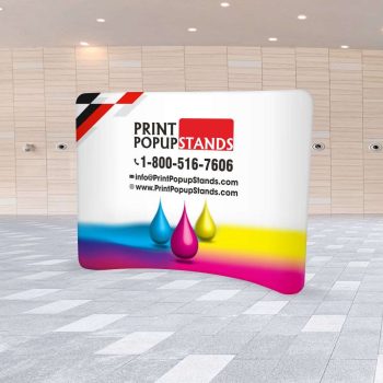 10 ft Curve Tension Fabric Display