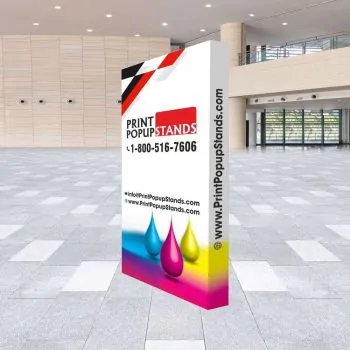 5 ft Straight Velcro Pop Up Display