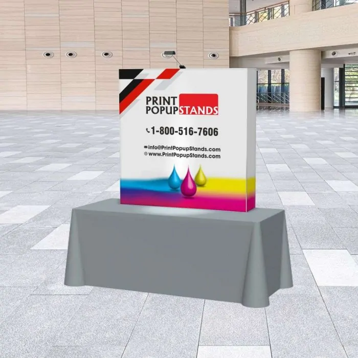 5 ft Tabletop Pop Up Display