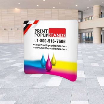 8 ft Curve Tension Fabric Display
