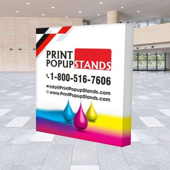 8 ft Straight Velcro Pop Up Display