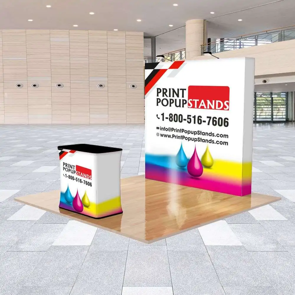 8 ft Straight Velcro Pop Up Display - Image 2