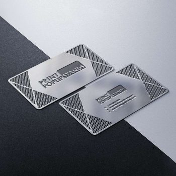 Aluminum Business Cards