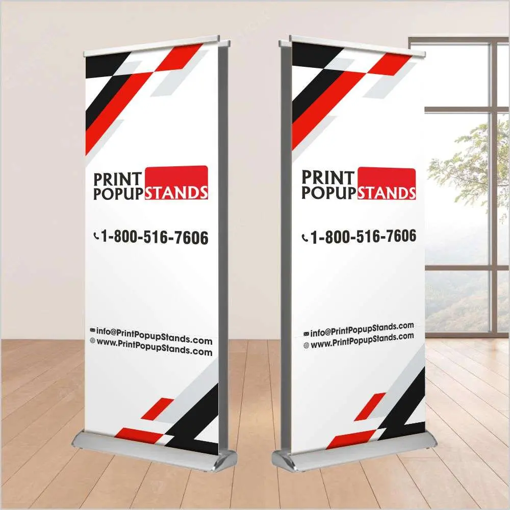 Double Sided Retractable Banner