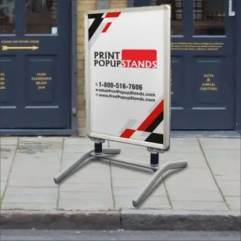 Metal Sidewalk Sign