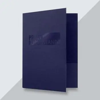 Raised Spot UV Folders