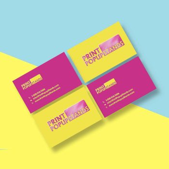 Spot Color Raised Ink Business Cards