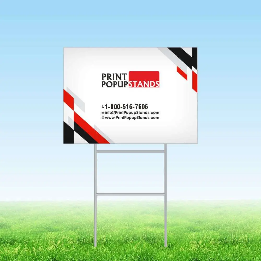 Corrugated Plastic Yard Sign