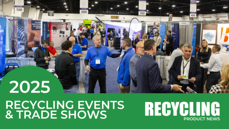 A view of the Waste and Recycling Expo 2024 convention floor