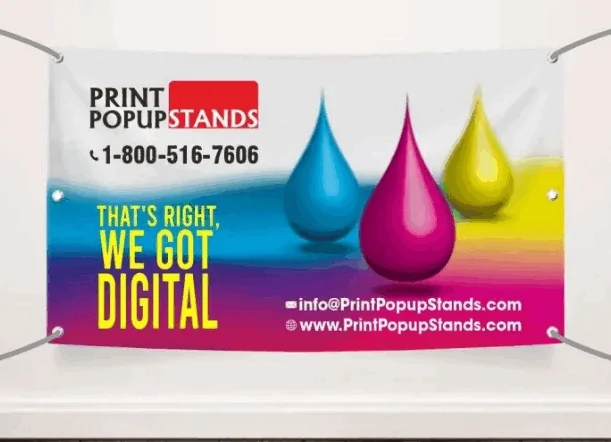 outdoor pop up banners